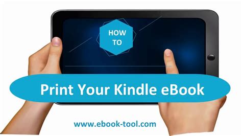 can you print a kindle book?